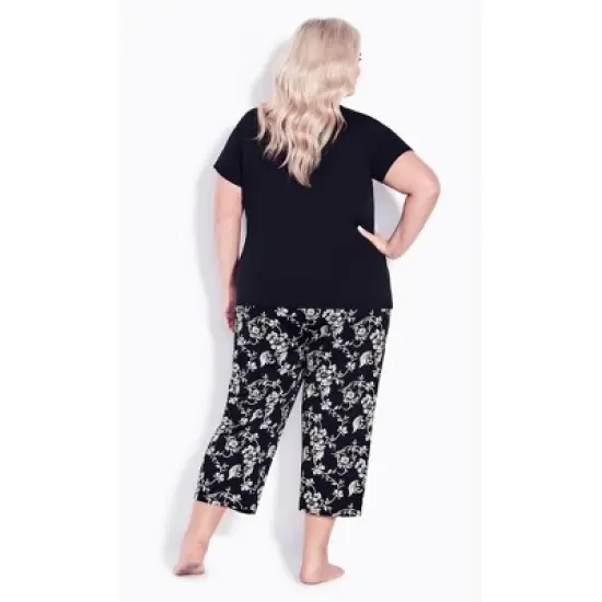 Women's Plus Size  Dreams Sleep Set - black | AVENUE image {1}