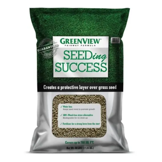 GreenView Seeding Success Seed Protector, All Grasses Sun or Shade Grass - 38 lb image {1}