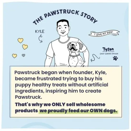 Pawstruck All-Natural Bully Sticks for Dogs & Puppies - Rawhide Free Single Ingredient Dental Chew Treat - Varying Sizes image {7}