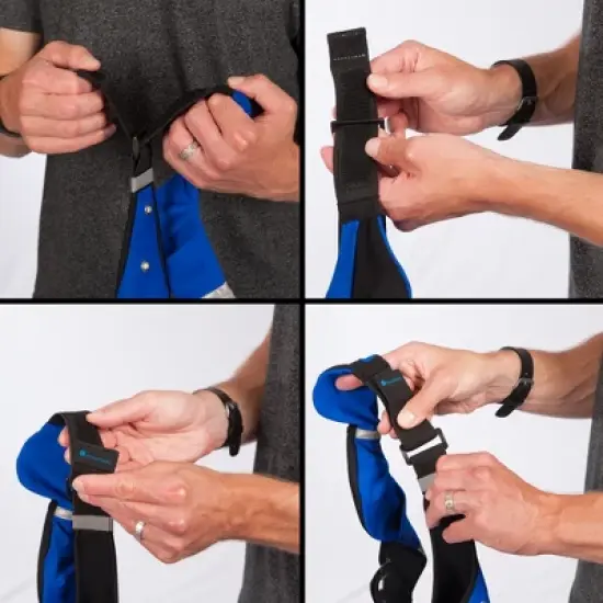 GreatShield GLO Waterproof Reflective Running Vest, LED Reflective Vest for Night Walking and Cycling, 2 Front Pockets Running Gear - Red (L Size) image {9}