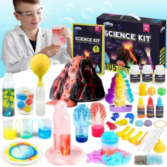 LotFancy Science Kit for Kids 6+, 105 Science Lab Experiments, STEM Project Educational Toy image {3}