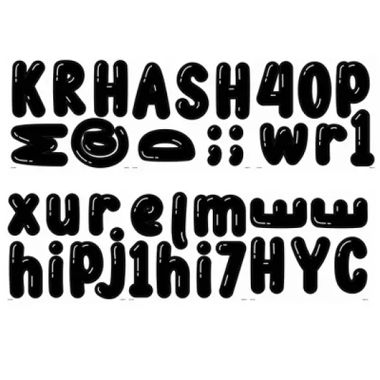 Creative Teaching Press&reg; Core Decor Bubble Letters Designer Letters, 216 Pieces image {2}