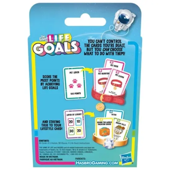 Hasbro Life Goals Card Game image {4}