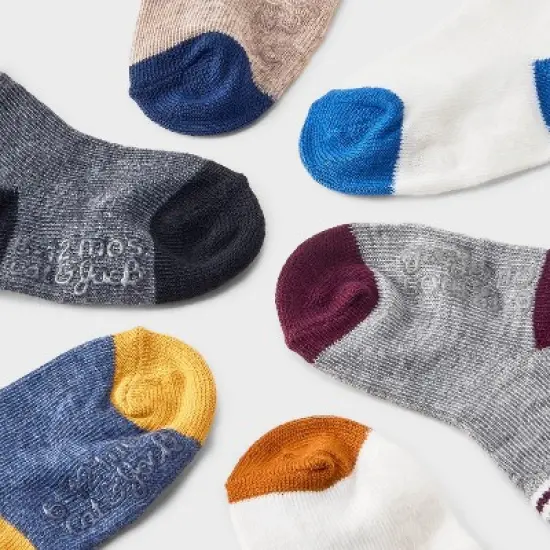 Toddler Boys' 6pk Colorblock Ankle Socks - Cat & Jack&trade; image {2}