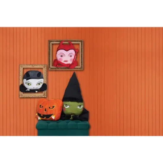 Gallerie II Resting Witch Face Zombinaland Halloween Decorative Soft Figurine Pillow image {5}