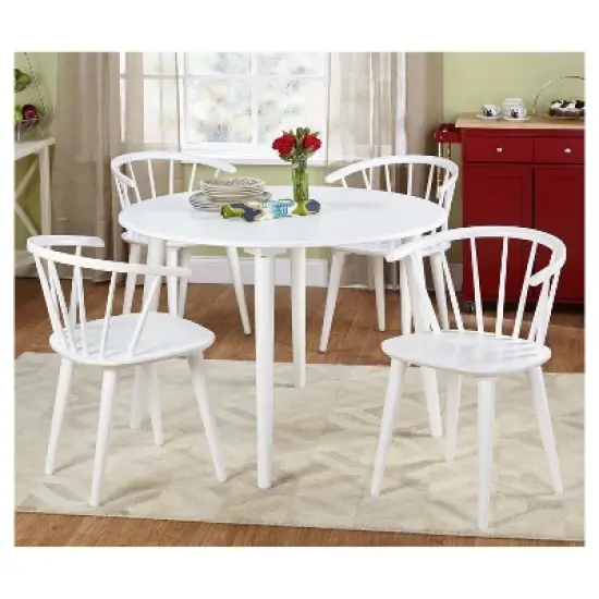 Set of 2 Florence Contemporary Windsor Dining Chairs - Buylateral image {2}