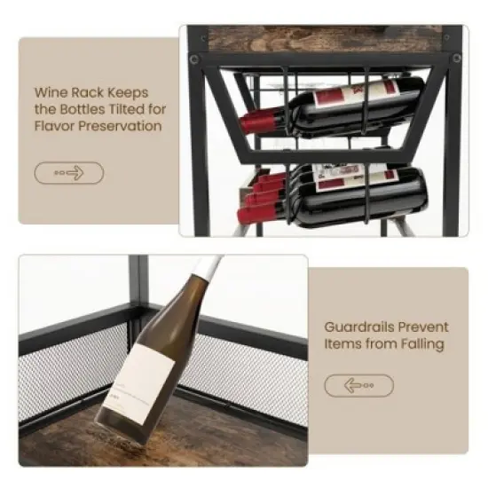 MOEPISY 3 Tier Wine Rack image {9}