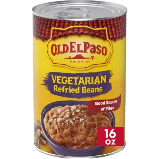 Old El Paso Vegetarian Refried Beans - 16oz image {10}