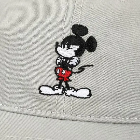 Disney Mickey Mouse White Unstructured Baseball Cap image {5}
