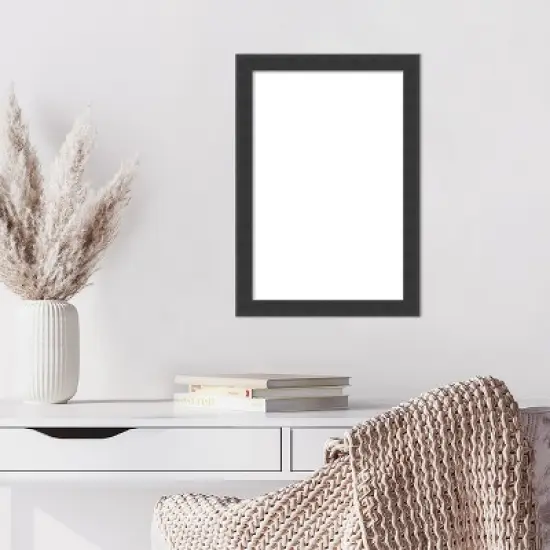 Amanti Art Mezzanotte Black Framed Dry Erase Magnetic Board image {7}