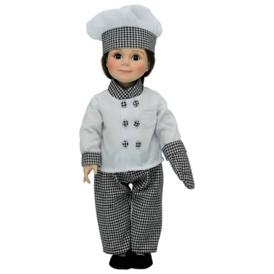 The Queen's Treasures 18 Inch Doll 6 Piece Pastry Chef Clothing Outfit image {3}