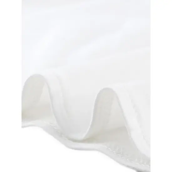 cheibear Women's Victorian Princess Lace Short Sleeve Cotton Sleepwear image {4}