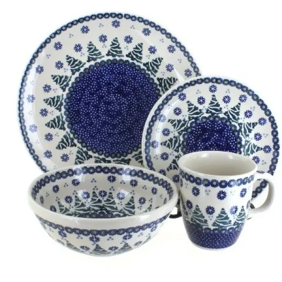 Blue Rose Polish Pottery Manufaktura Dinnerware (16PC) image {8}