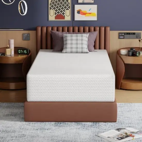 BestMassage 12 Inch Mattress Gel Memory Foam Mattress Medium Firmness Mattresses for Cool Sleep & Pressure Relief CertiPUR-US Certified image {9}