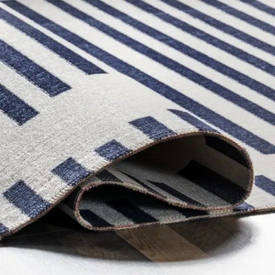 nuLOOM Holly Multi Stripe Indoor/Outdoor Area Rug image {3}