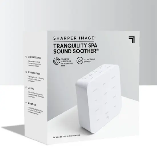 Sharper Image Sleep Therapy Soother USB Sound Machine image {6}