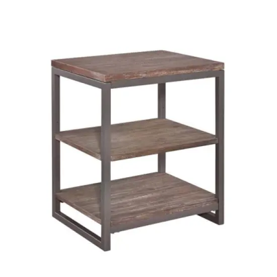 Barnside Metro Nightstand - Driftwood - Home Styles image {1}