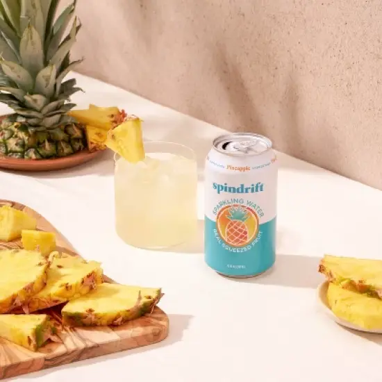 Spindrift Pineapple Sparkling Water - 8pk/12 fl oz Cans image {5}