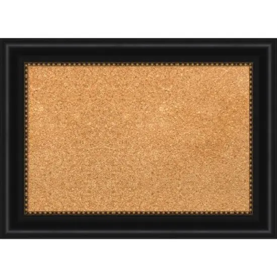 Amanti Art Manhattan Framed Corkboard, Natural Cork image {7}