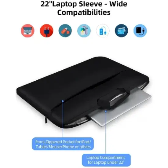 UPERFECT 15.6 to 24 Inches Laptop Bag Portable Monitor Sleeve Case image {1}