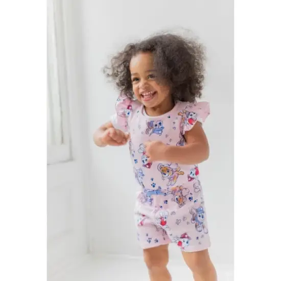 PAW Patrol Skye Chase Marshall Girls Sleeveless Romper Little Kid to Big Kid image {4}