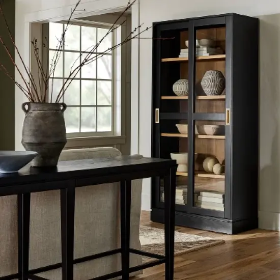 72" Promontory Cabinet with Sliding Doors - Threshold&trade; designed with Studio McGee image {1}