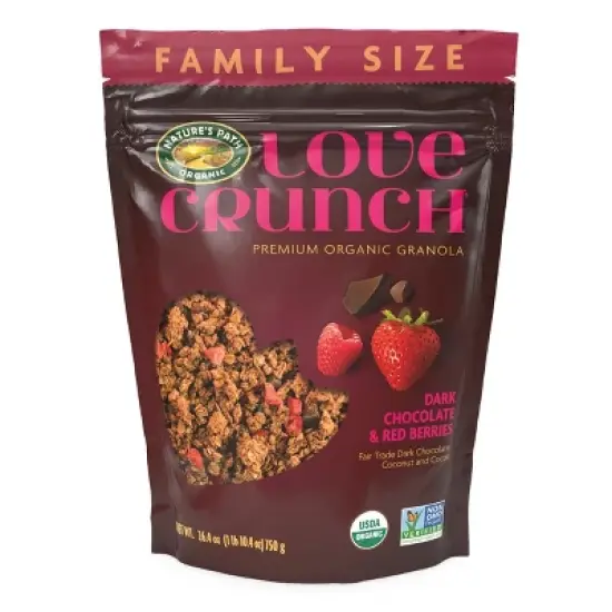 Nature's Path Love Crunch Dark Chocolate & Red Berries Granola image {8}