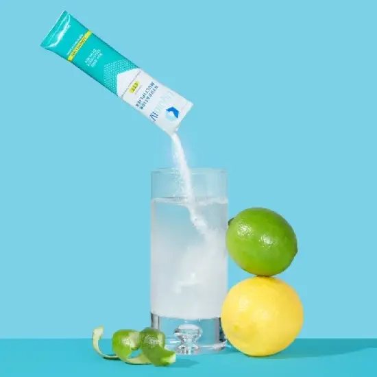 Liquid I.V. Hydration Multiplier Vegan Powder Electrolyte Supplements - Lemon Lime - 0.56oz each/10ct image {4}