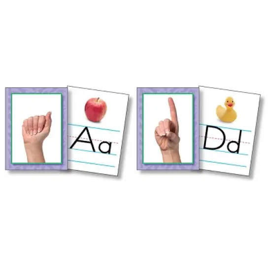 North Star Teacher Resources American Sign Language Card, Pack of 26 image {1}