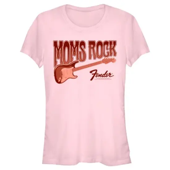 Junior's Fender Moms Rock Logo T-Shirt image {3}