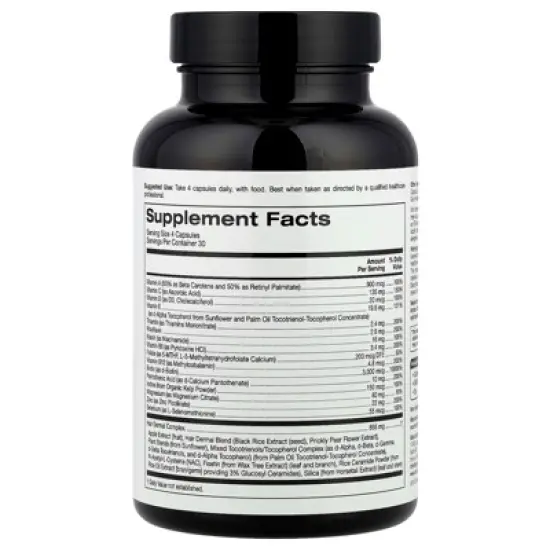 California Gold Nutrition Beauty, Women's Hair Multivitamin, 120 Veggie Capsules image {1}