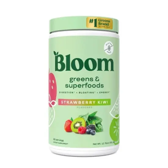 BLOOM NUTRITION Greens and Superfoods Powder - Strawberry Kiwi image {8}