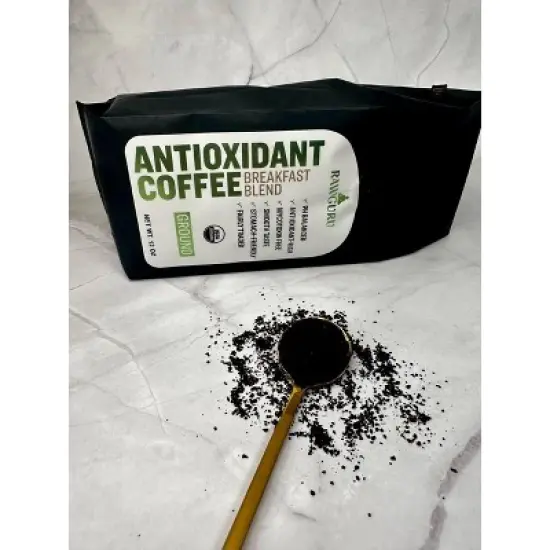 RawGuru Organic Antioxidant Coffee Breakfast Blend | 12oz image {4}