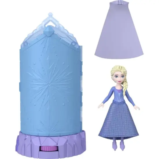 Disney Frozen Ice Castle Spin Surprise Playsets with Small Doll Spinning Reveal image {4}