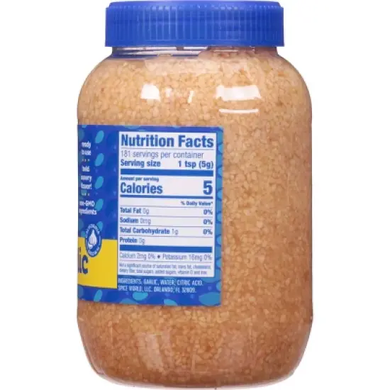 Spice World Minced Garlic - 32oz image {5}