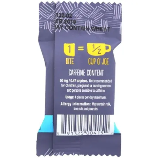 Awake Dark Chocolate Bites 54% Cacao - Case of 50/.47 oz image {2}