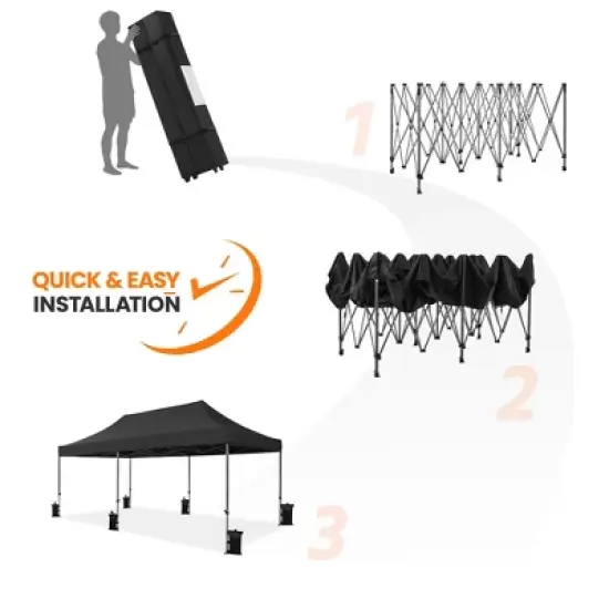 Yaheetech 10&times;20 FT Commercial Pop Up Canopy Tent image {6}