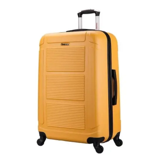 InUSA Pilot Lightweight Hardside Large Checked Spinner Suitcase image {6}