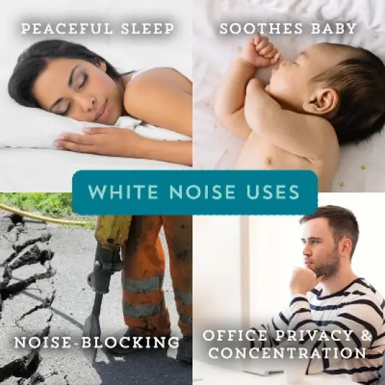 Yogasleep Dohm&reg; Connect App-Controlled White Noise Sound Machine, White image {5}