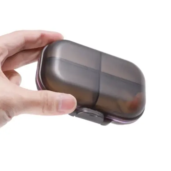 Unique Bargains 7 Grids Double Layer Pill Case 1 Pc image {5}