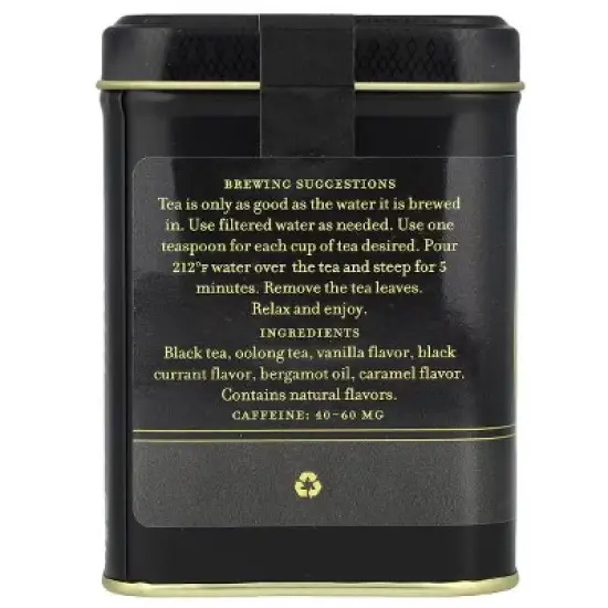Harney & Sons, Black Tea, Paris, 4 oz (112 g) image {1}