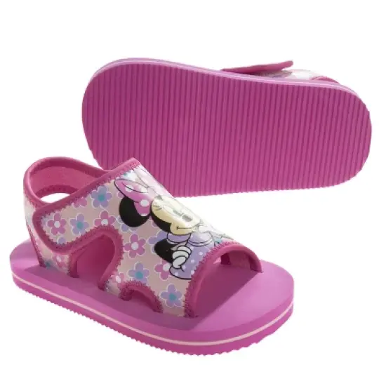 Disney Minnie Mouse Toddler Girls Hook and Loop Sandals image {4}