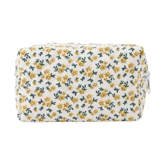 Unique Bargains Women Portable Little Flower Pattern Makeup Bag 1 Pc image {11}