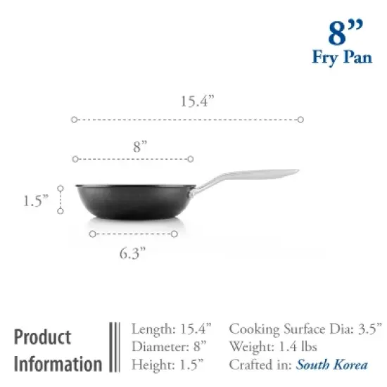 TECHEF Onyx - 8" Nonstick Frying Pan image {4}