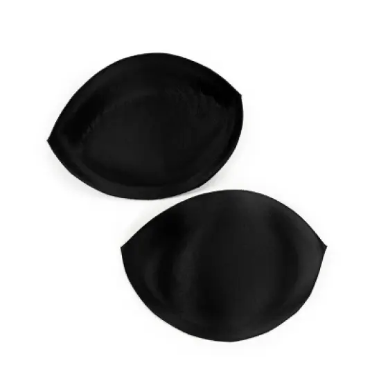 Dritz Molded Gel-Filled Adhesive Strapless Backless Bra Cups B/C Black image {1}