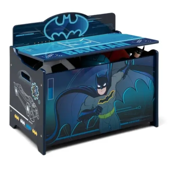 Delta Children Batman Deluxe Toy Box - Greenguard Gold Certified image {4}
