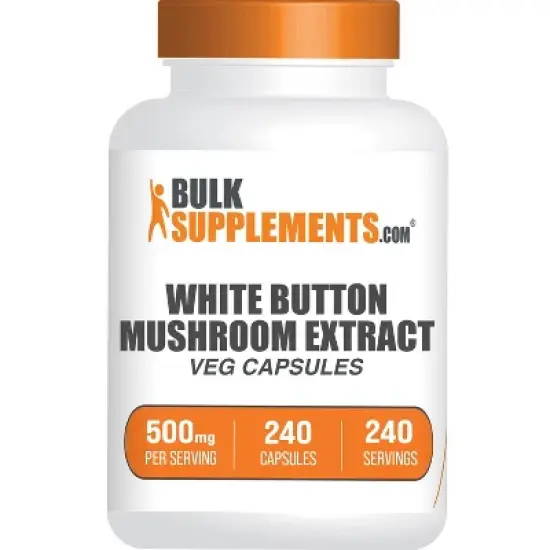BulkSupplements White Button Mushroom Extract Capsules image {7}