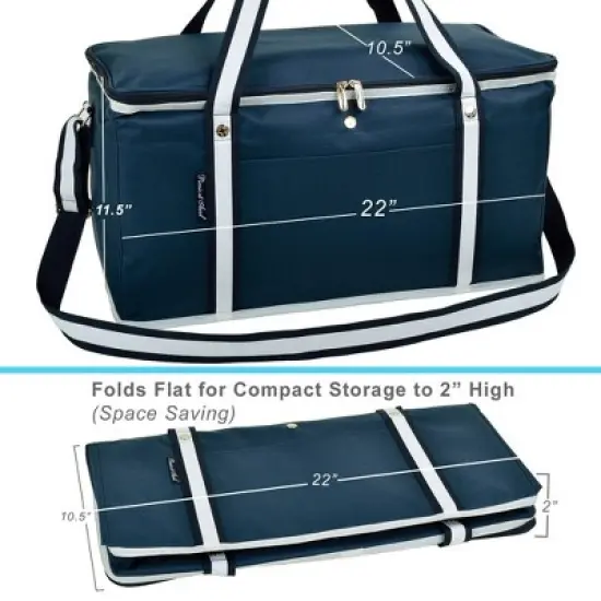 Picnic at Ascot Ultimate Day Cooler- Combines Best Qualities of Hard & Soft Collapsible Coolers image {1}