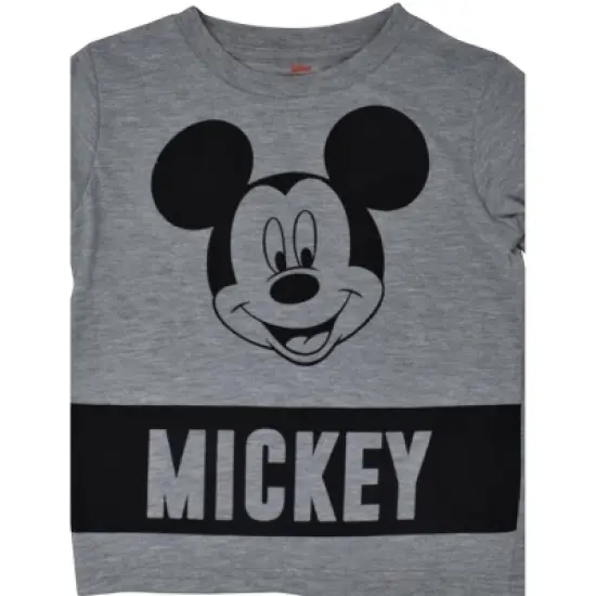 Disney Mickey Mouse 3 Pack Long Sleeve T-Shirts Infant to Big Kid image {7}