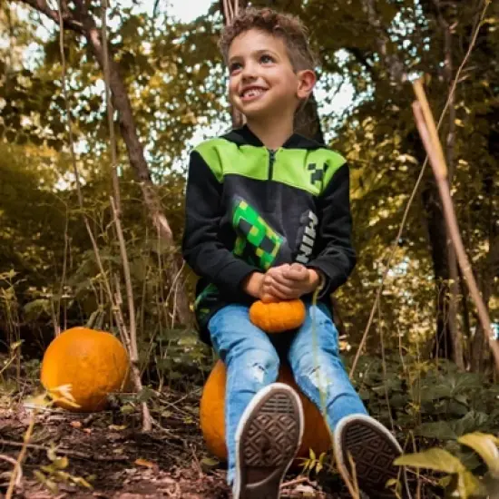 Minecraft Creeper Fleece Hoodie image {1}